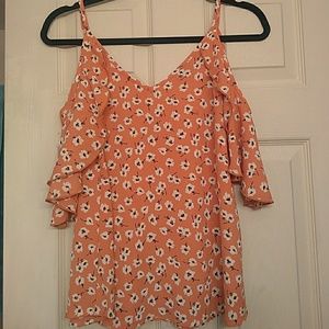 SMALL cold shoulder blouse